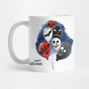 Happy Halloween Balloon Flying Mug